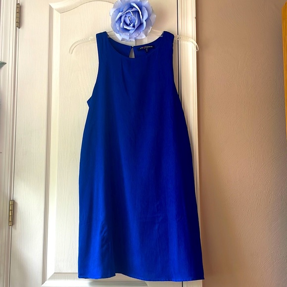 Royal Blue A line Dress - Picture 2 of 7